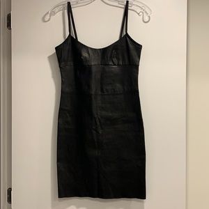 Prada leather dress size 38